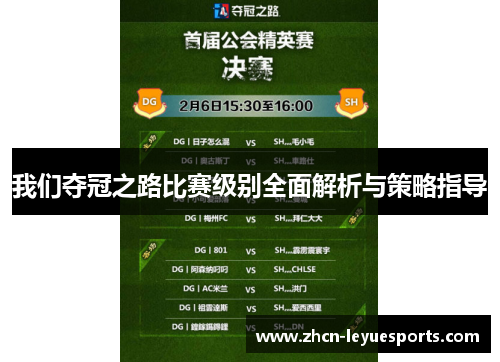 我们夺冠之路比赛级别全面解析与策略指导 我们夺冠之路比赛级别全面解析与策略指导